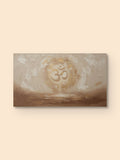 Sacred Om — Gold on Beige — canvas