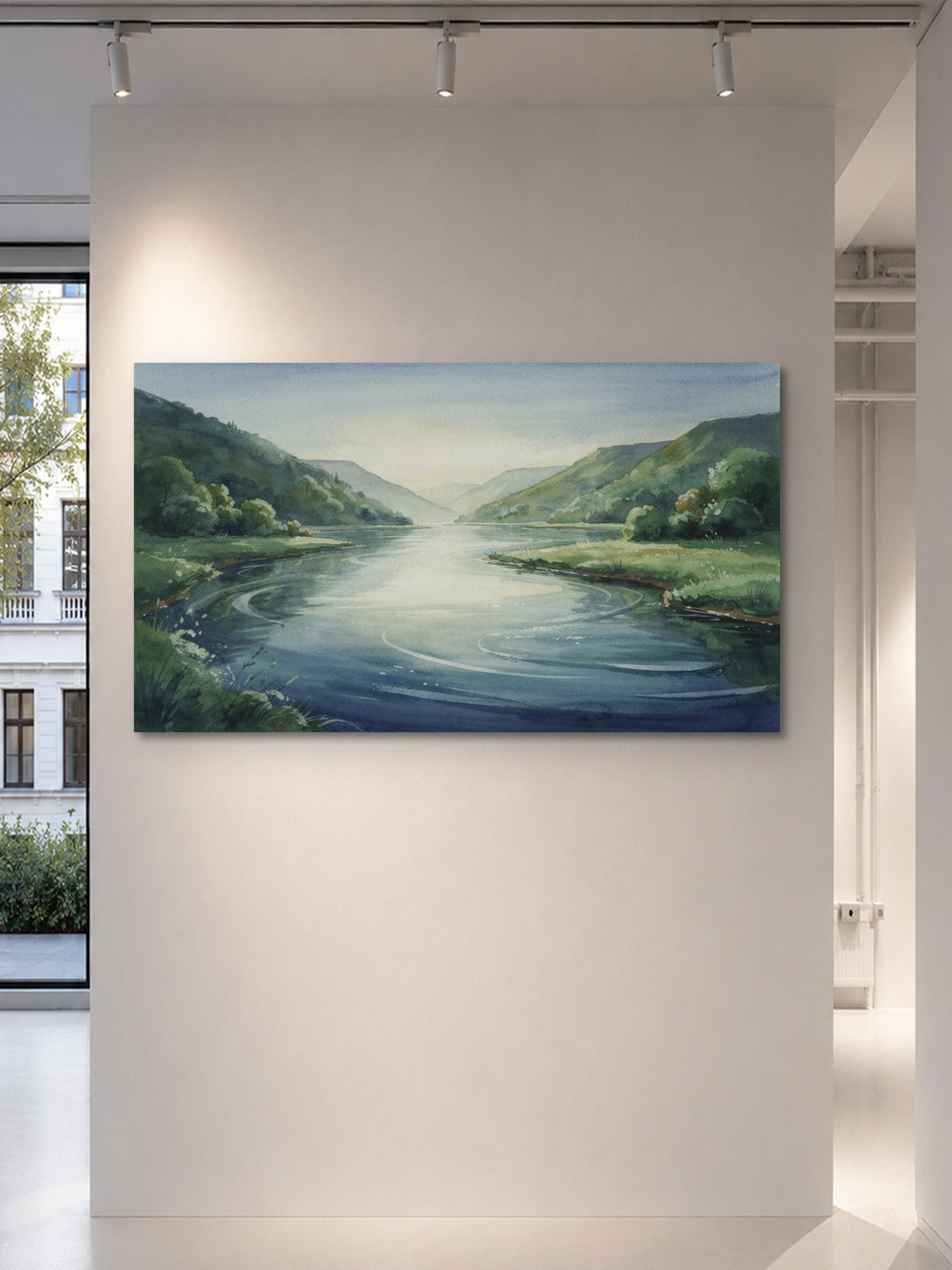 Tranquil River Valley Print — room 5