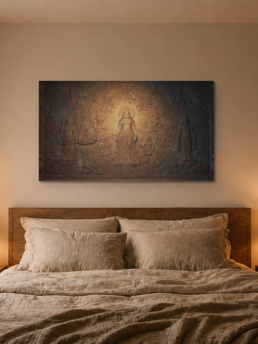 Sacred Temple Fresco Art — room 4