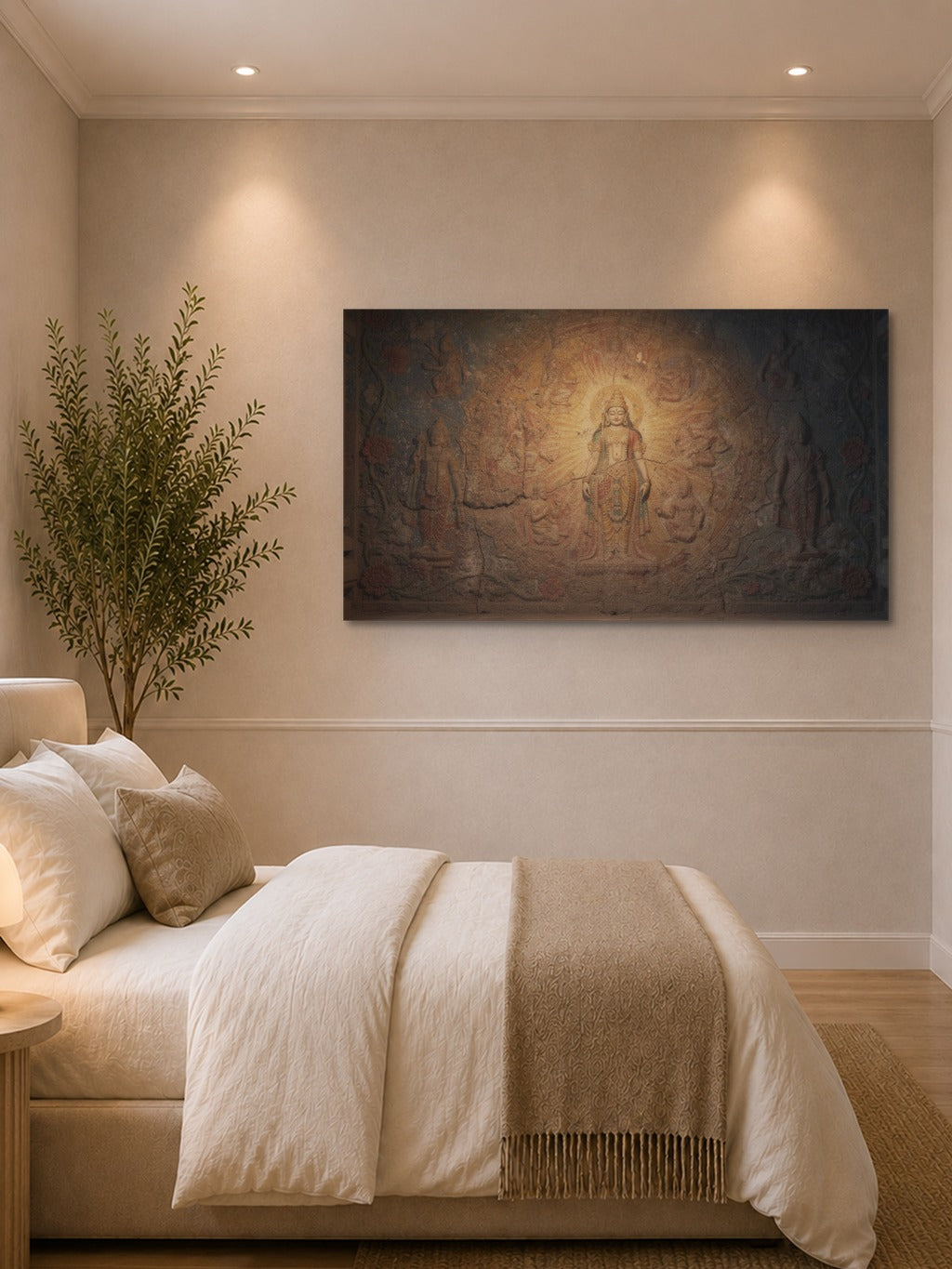 Sacred Temple Fresco Art — room 1