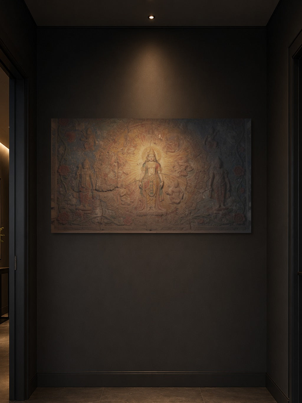Sacred Temple Fresco Art — room 3