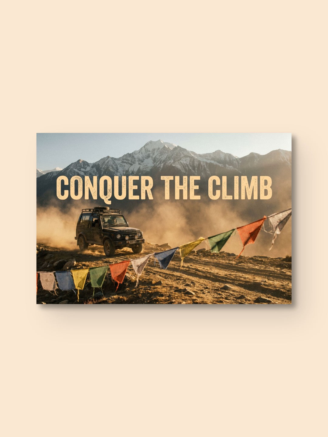 Conquer The Climb — Himalaya — canvas