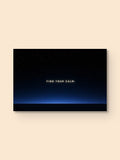 Find Your Calm — Star Print — canvas