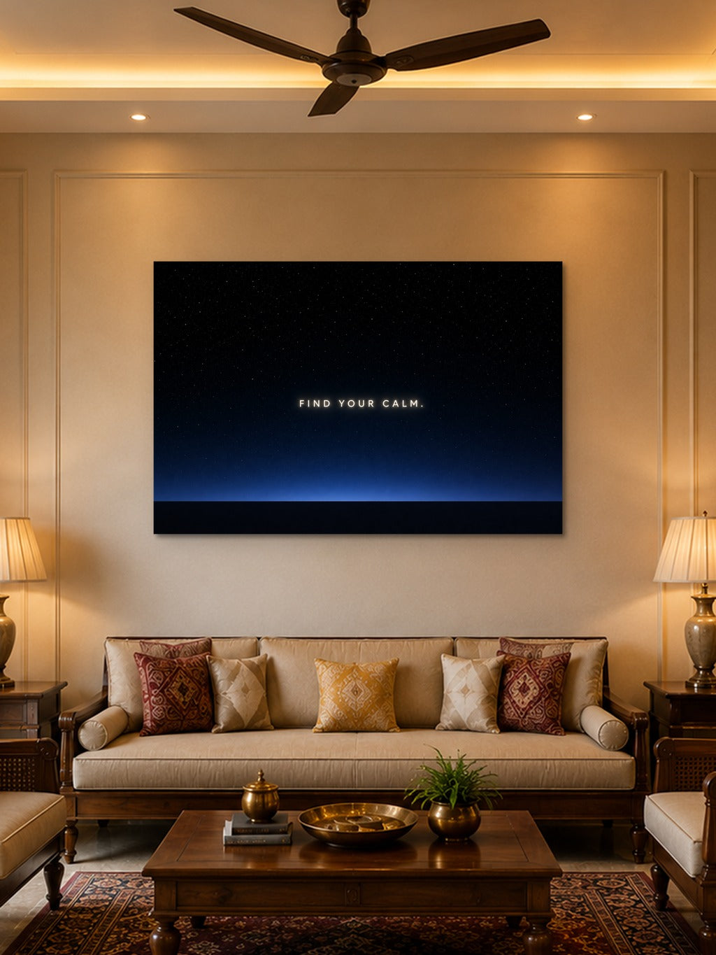 Find Your Calm — Star Print — room 2