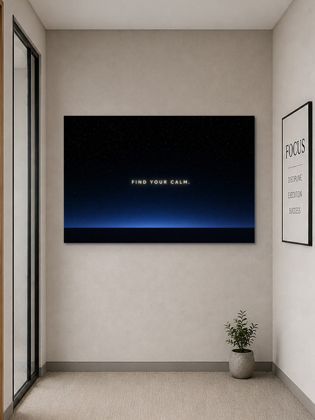 Find Your Calm — Star Print — room 9