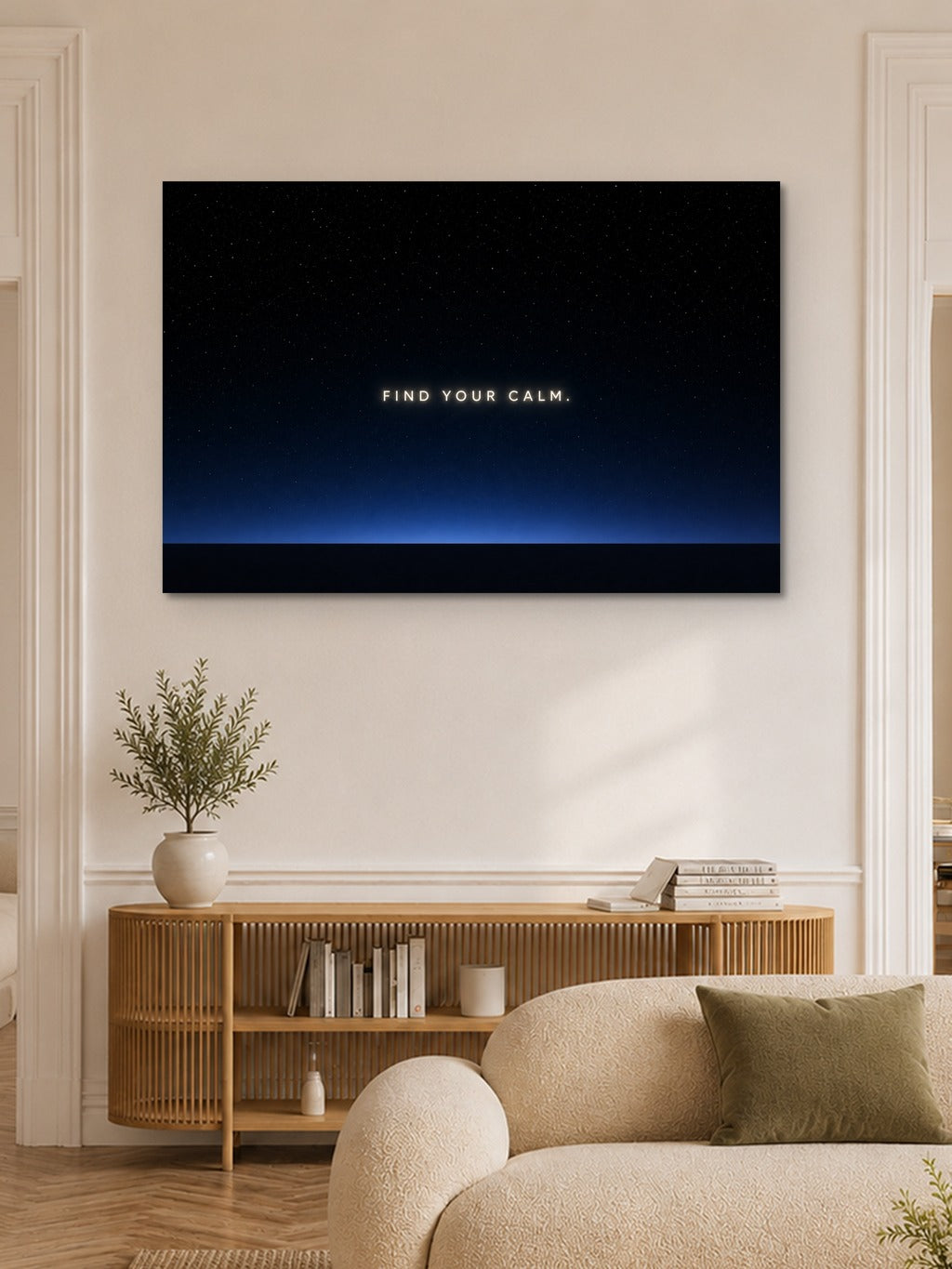 Find Your Calm — Star Print — room 6
