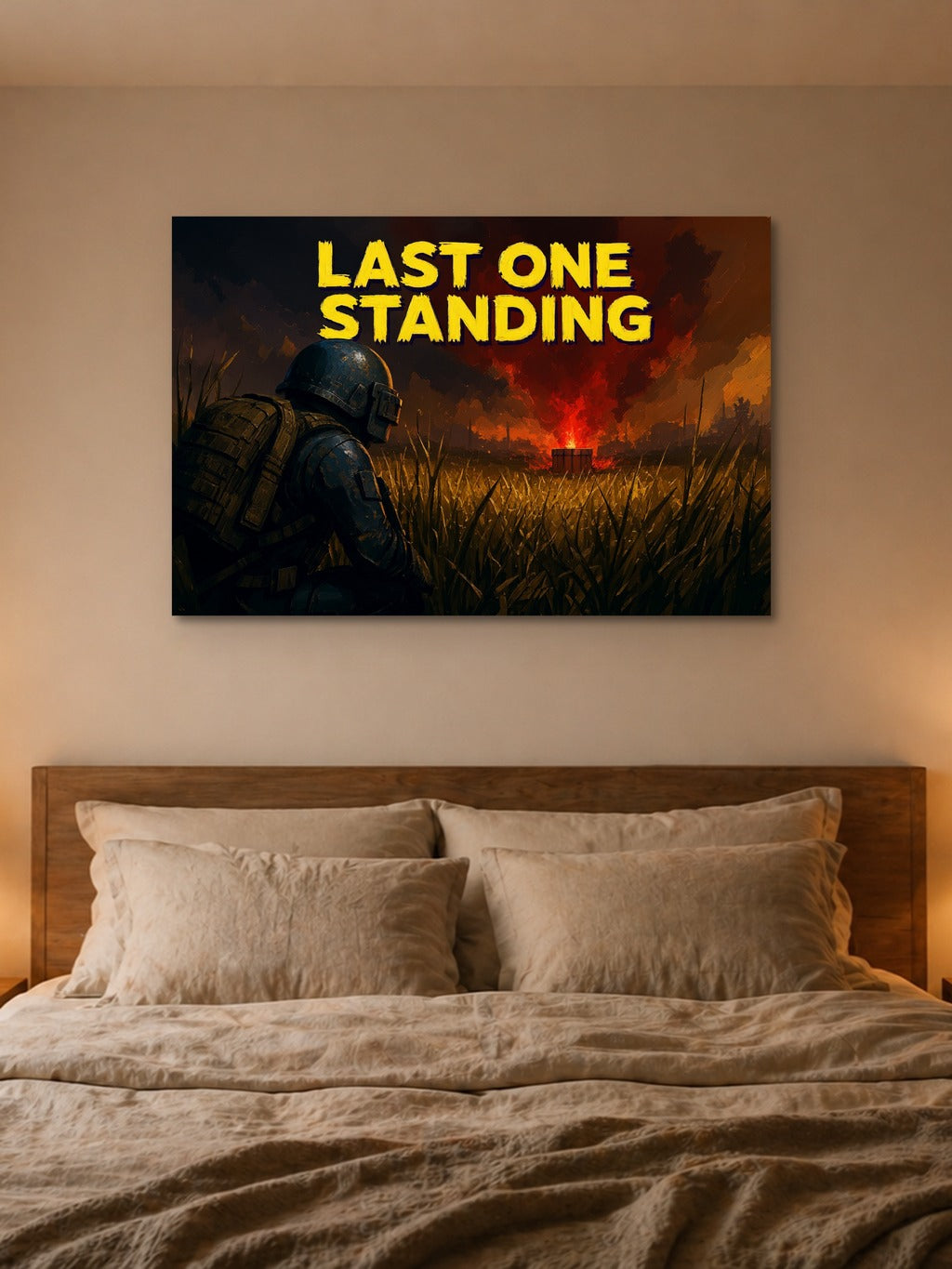 Last One Standing Art Print — room 4
