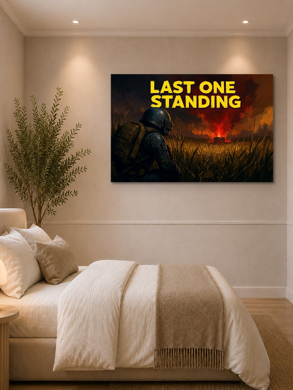 Last One Standing Art Print — room 1