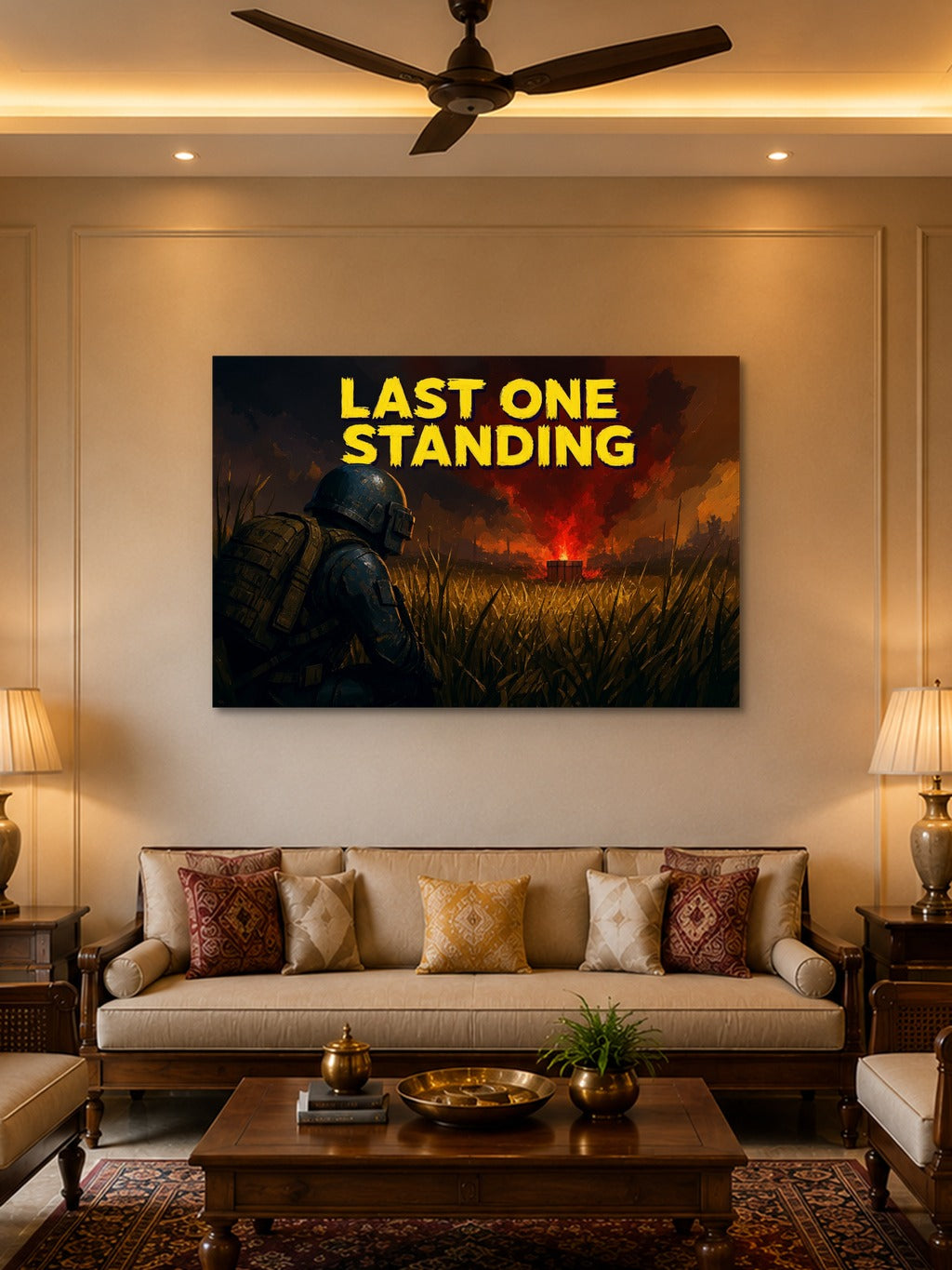 Last One Standing Art Print — room 2