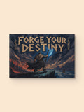 Forge Your Destiny – Nordic Warrior — canvas