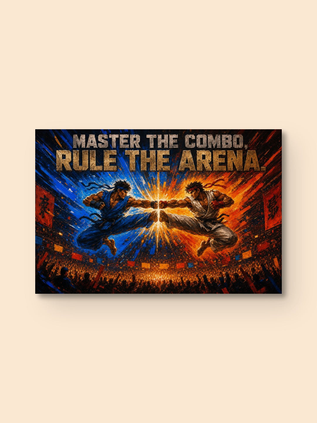 Master The Combo Arena Art — canvas