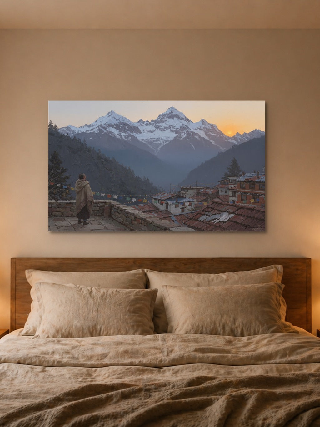 Dhauladhar at Dusk, McLeod Ganj — room 4
