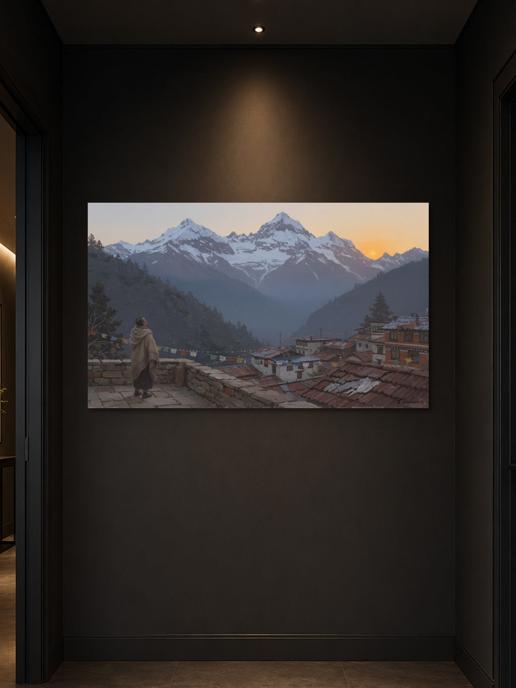 Dhauladhar at Dusk, McLeod Ganj — room 3