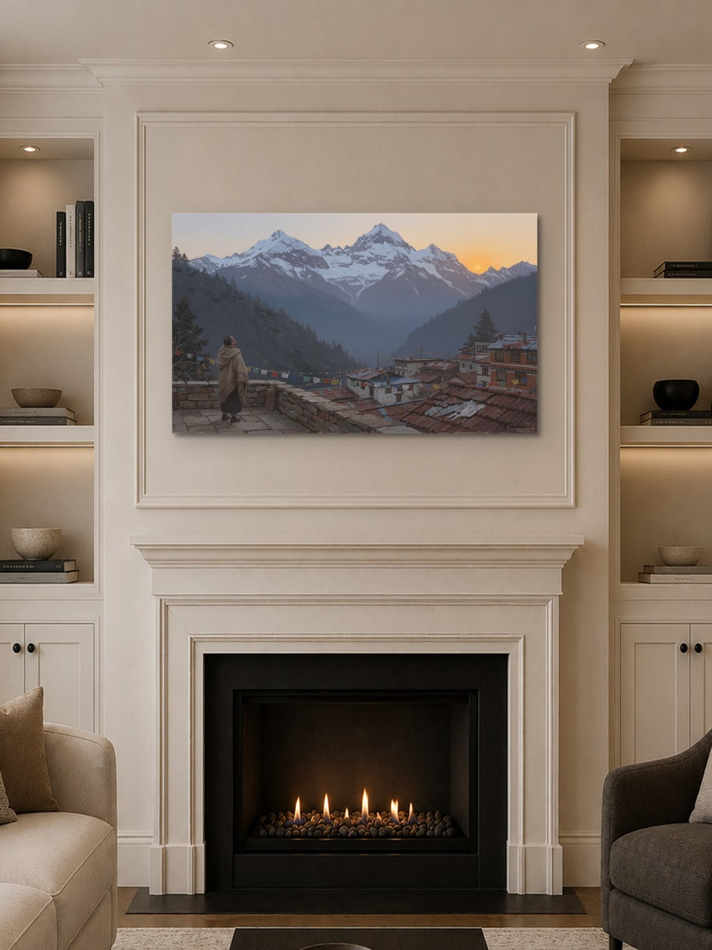 Dhauladhar at Dusk, McLeod Ganj — room 10