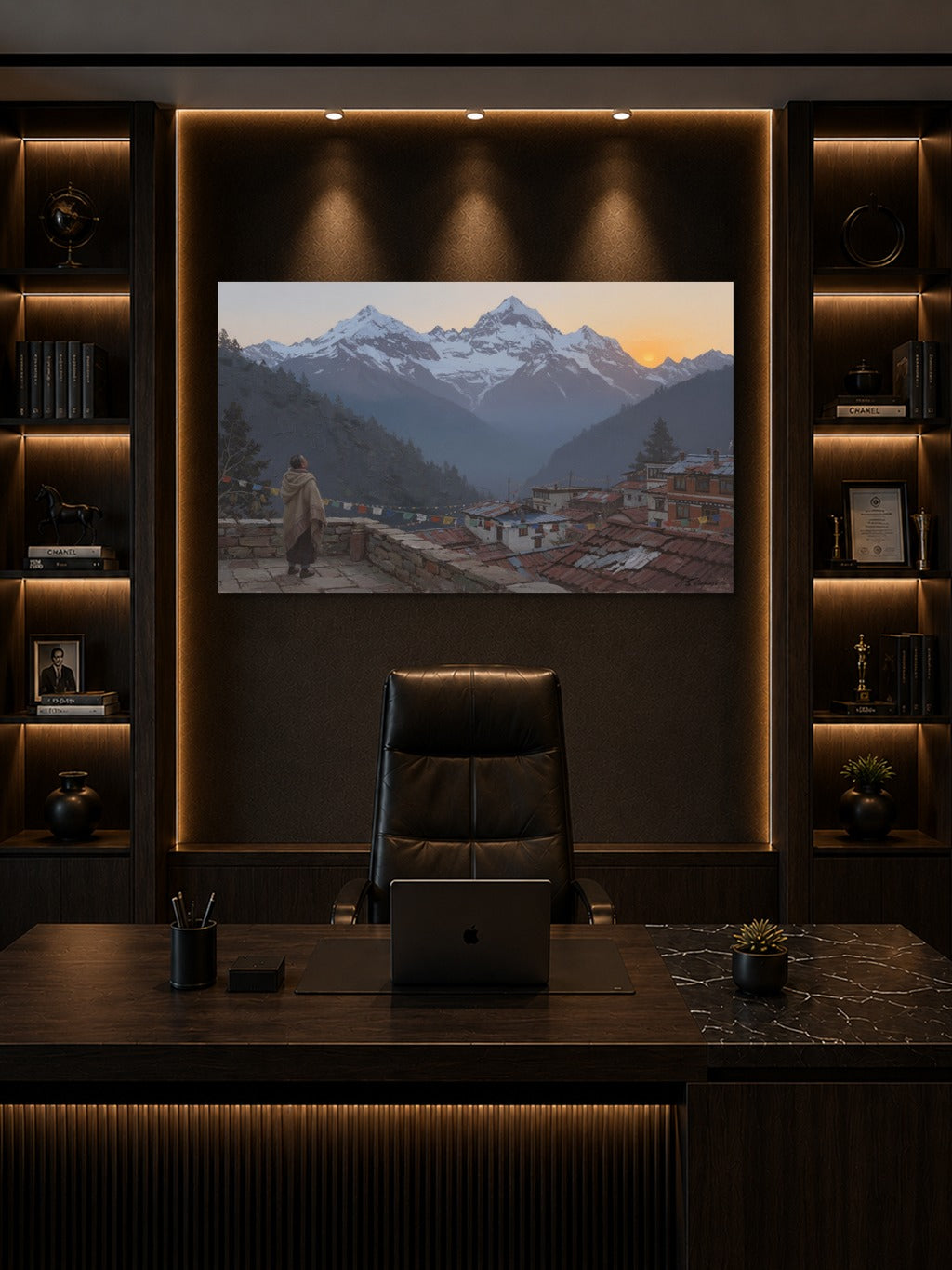 Dhauladhar at Dusk, McLeod Ganj — room 8
