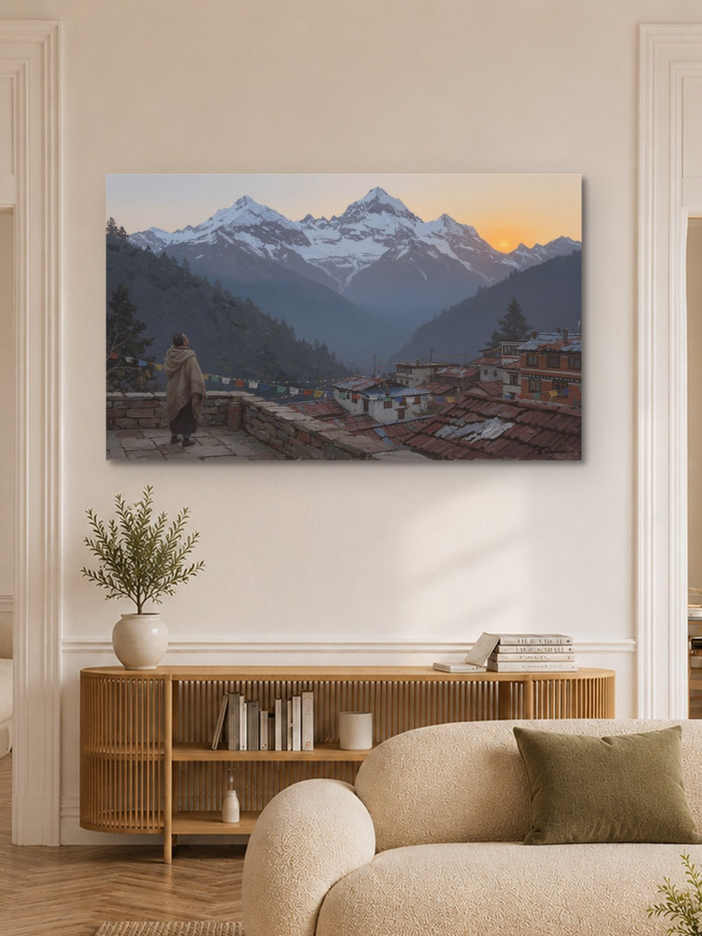 Dhauladhar at Dusk, McLeod Ganj — room 6
