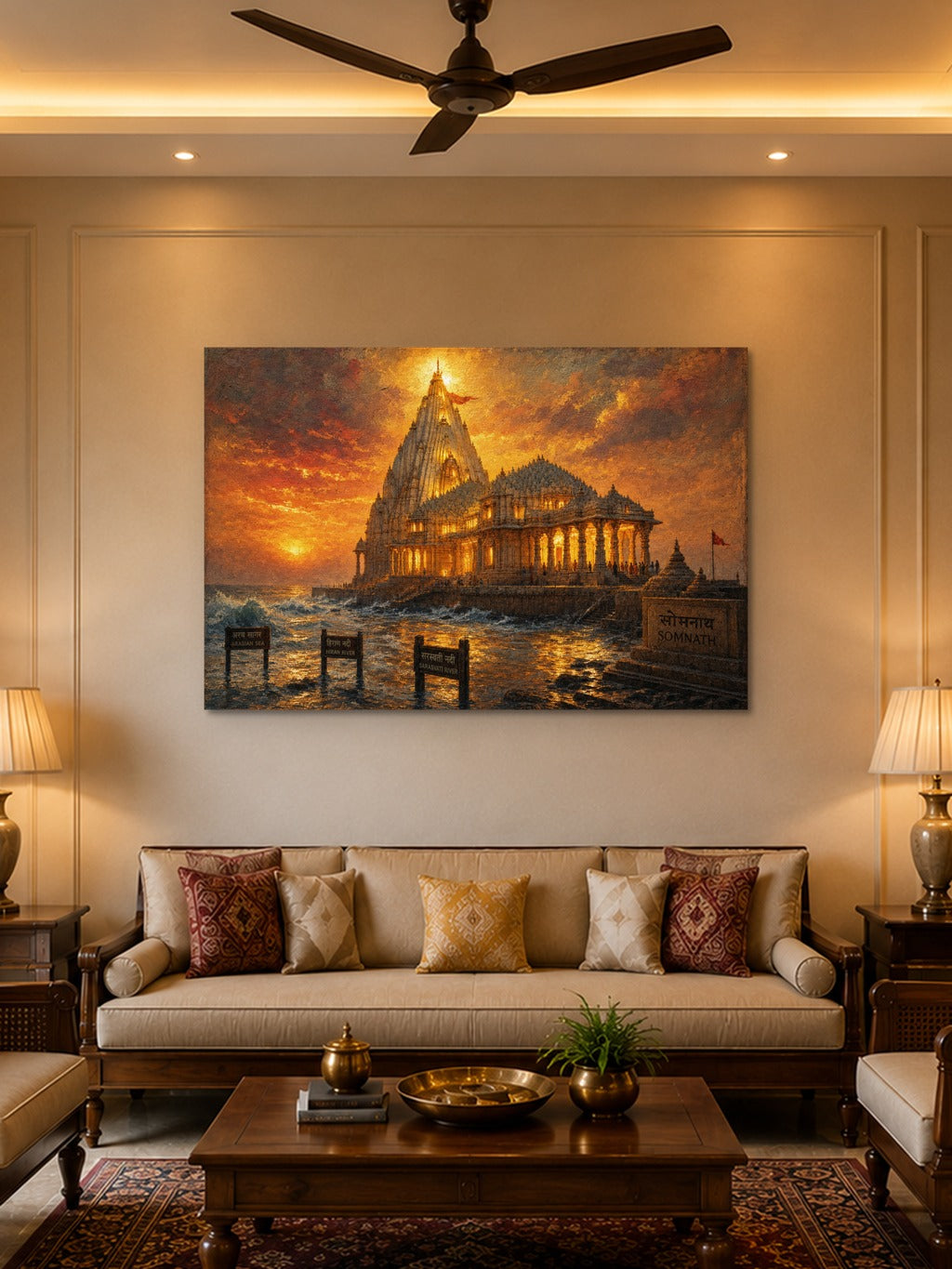 Somnath at Golden Dusk — room 2