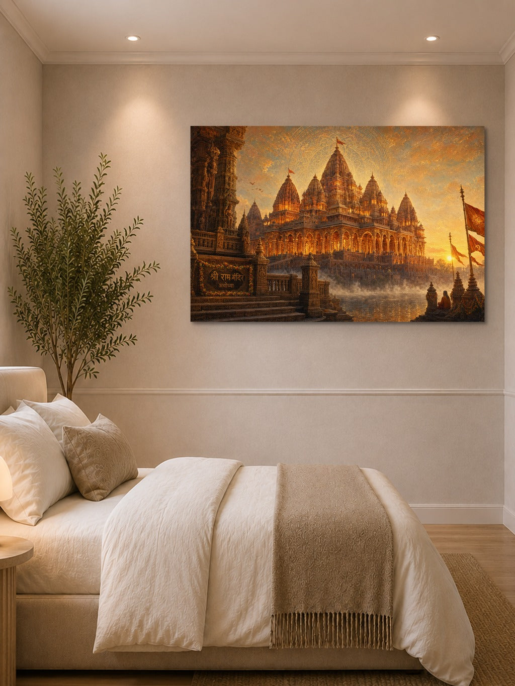 Ram Mandir Divine Sunrise — room 1