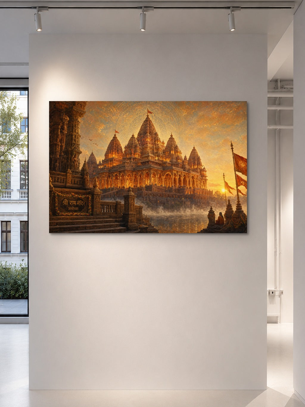 Ram Mandir Divine Sunrise — room 5