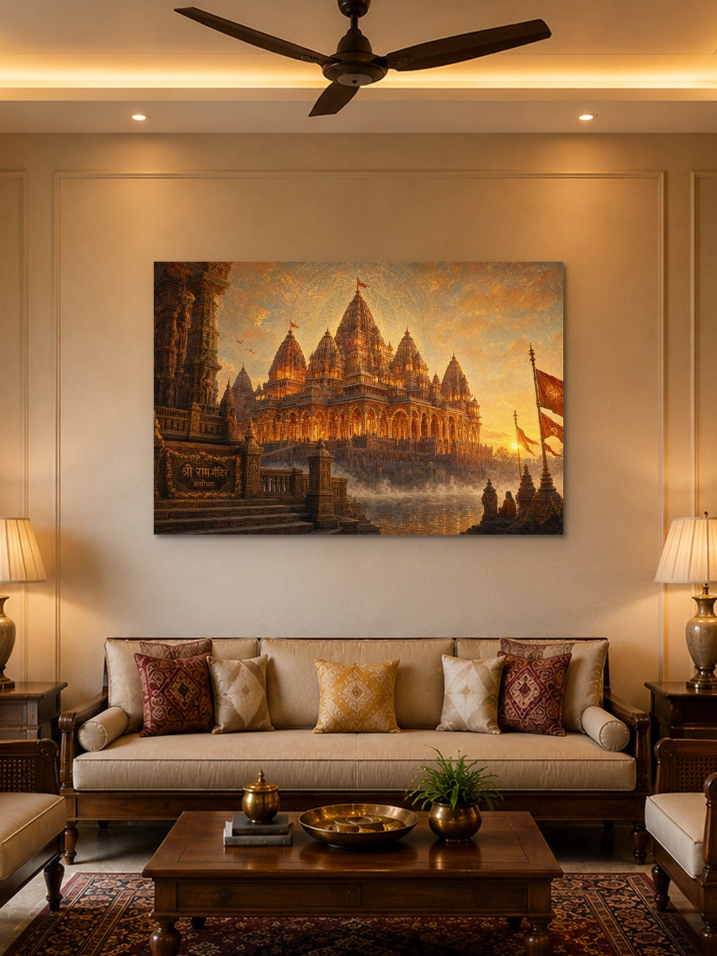 Ram Mandir Divine Sunrise — room 2