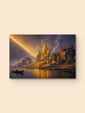 Kashi Vishwanath at Dawn — canvas
