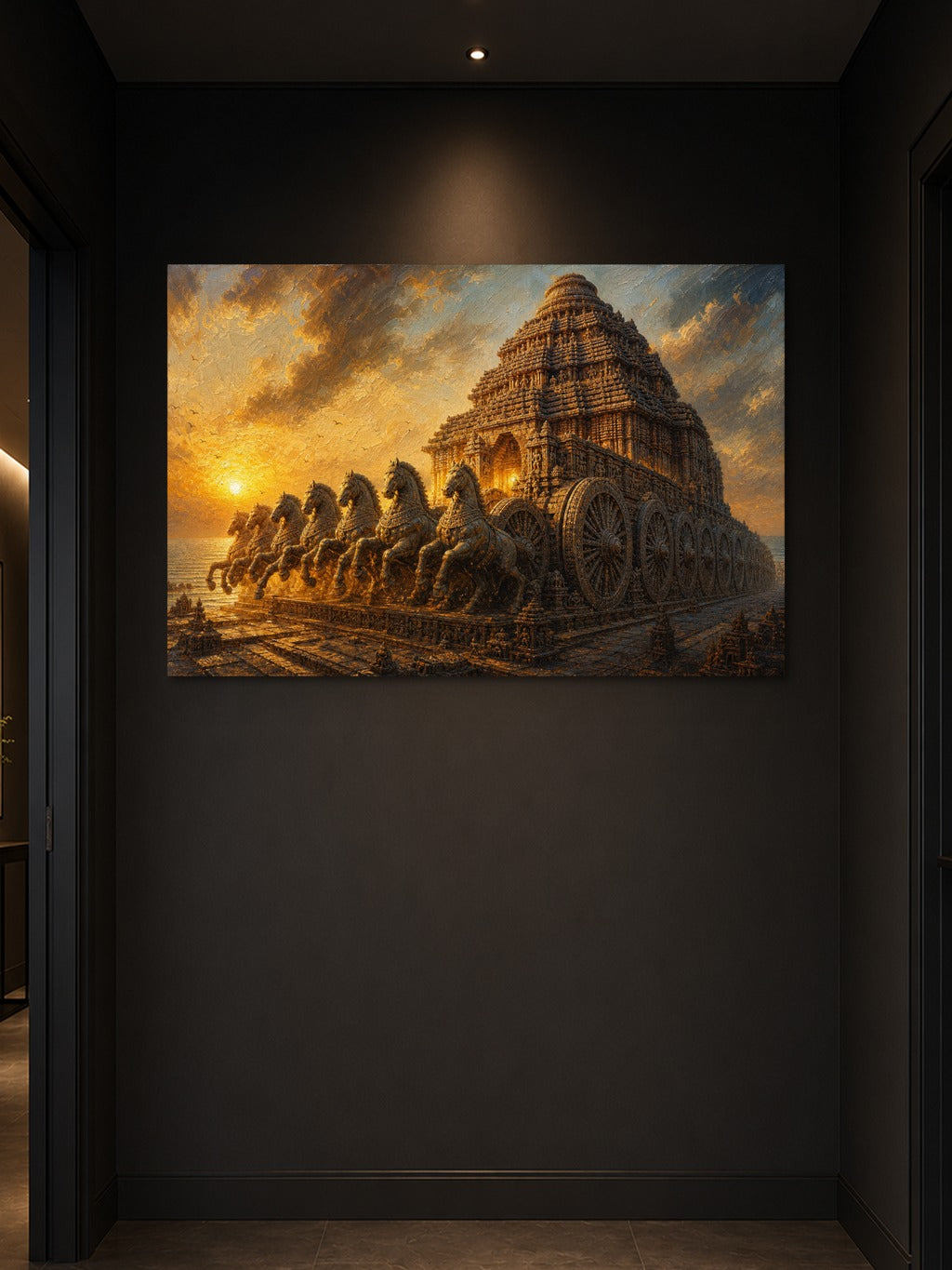 Konark Sun Temple — Vintage Oil — room 3