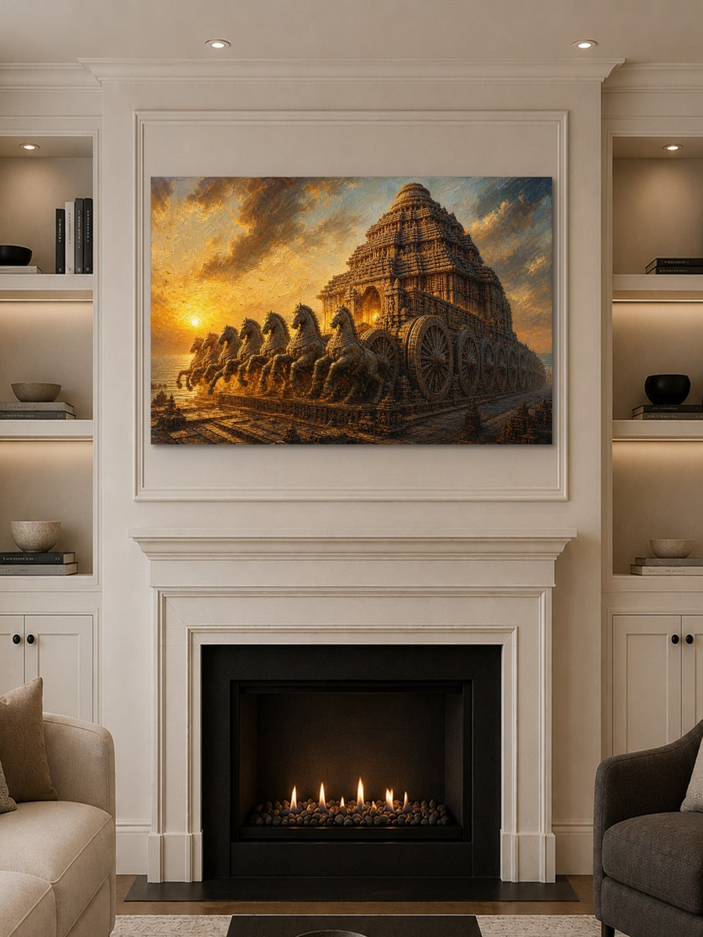 Konark Sun Temple — Vintage Oil — room 10