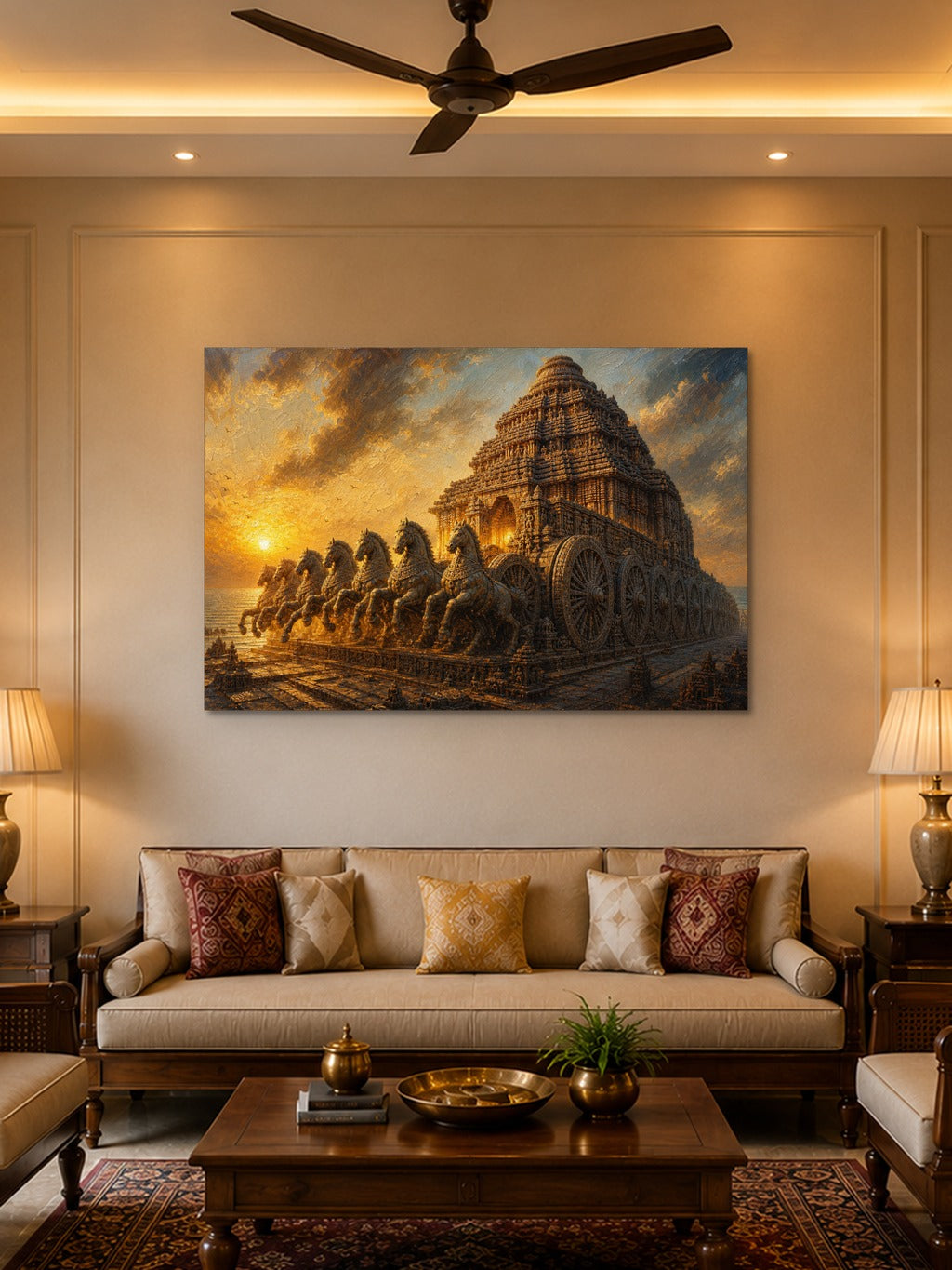Konark Sun Temple — Vintage Oil — room 2