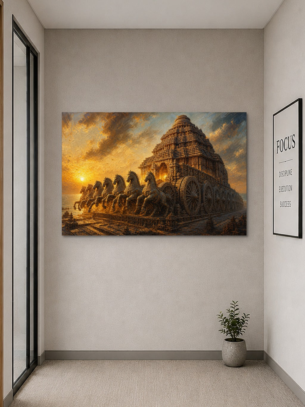 Konark Sun Temple — Vintage Oil — room 9