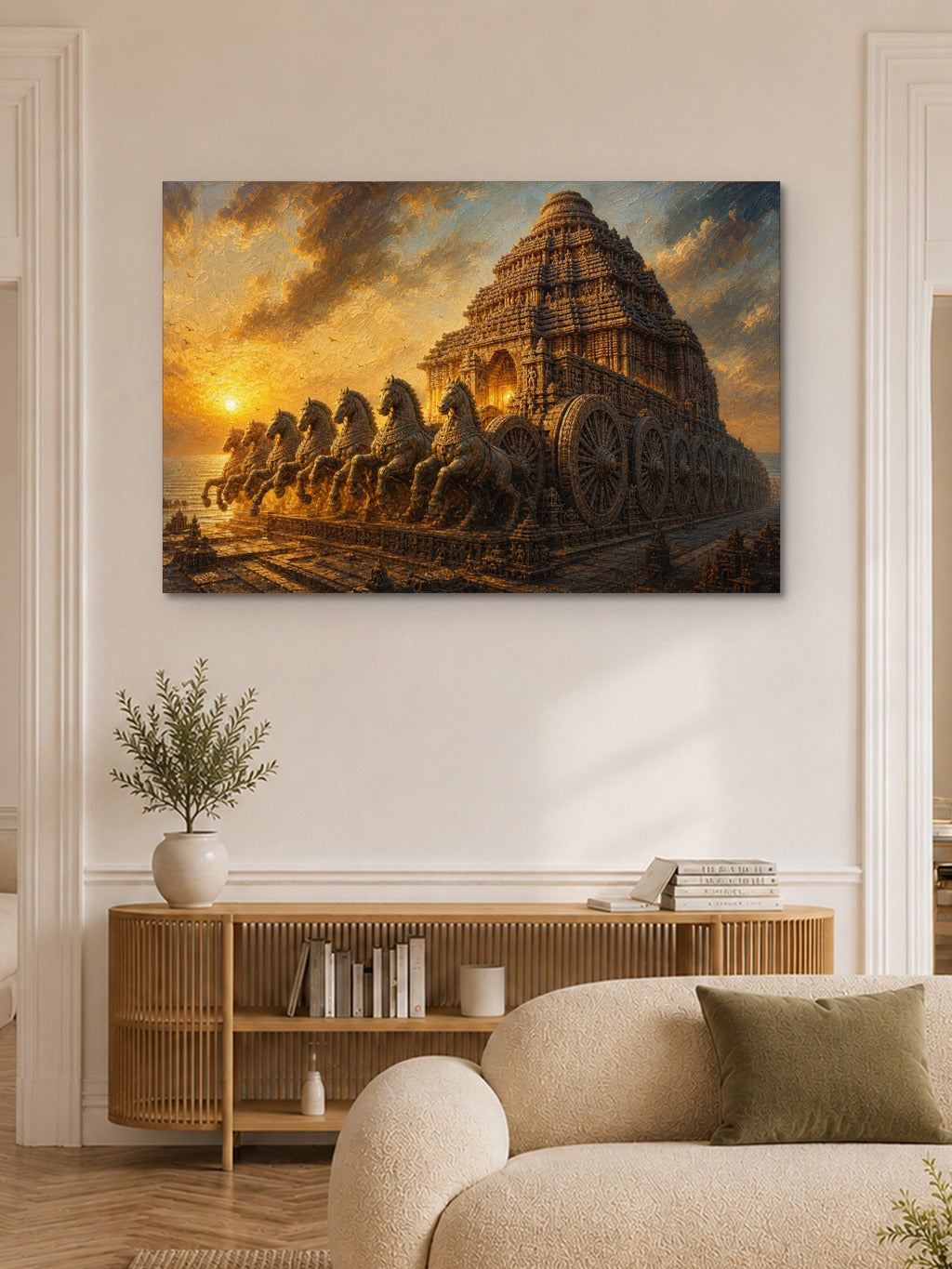 Konark Sun Temple — Vintage Oil — room 6