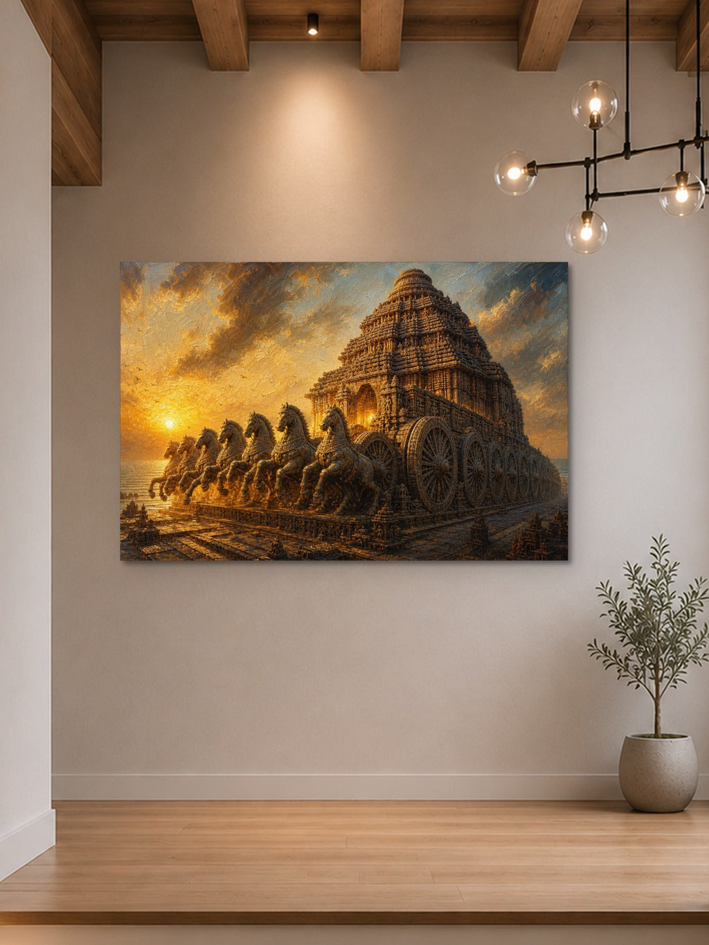 Konark Sun Temple — Vintage Oil — room 7
