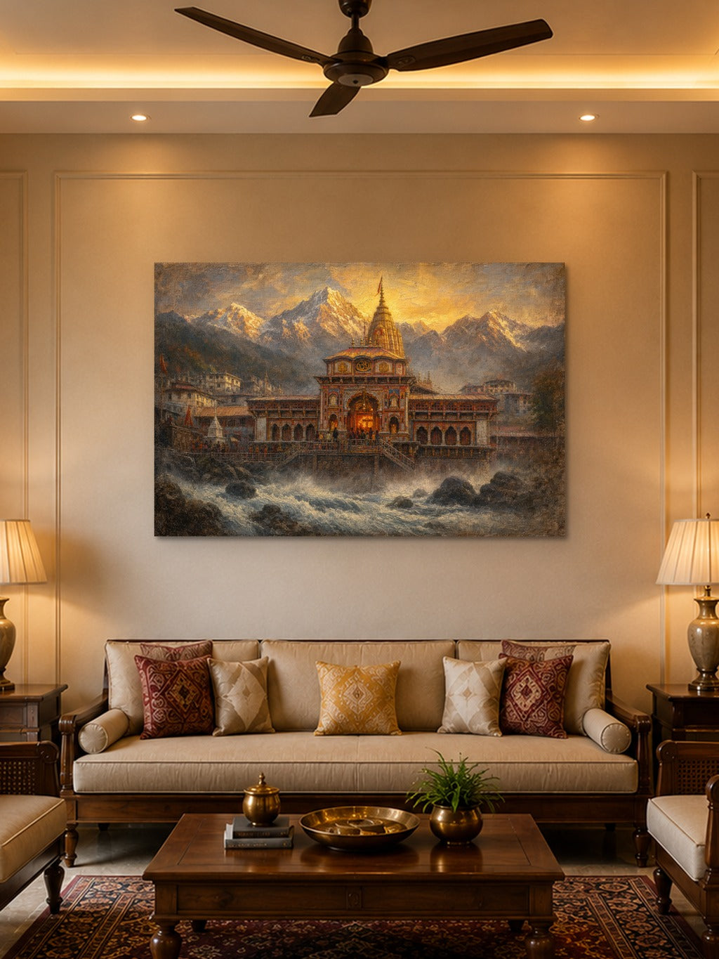 Badrinath Dham Golden Hour — room 2