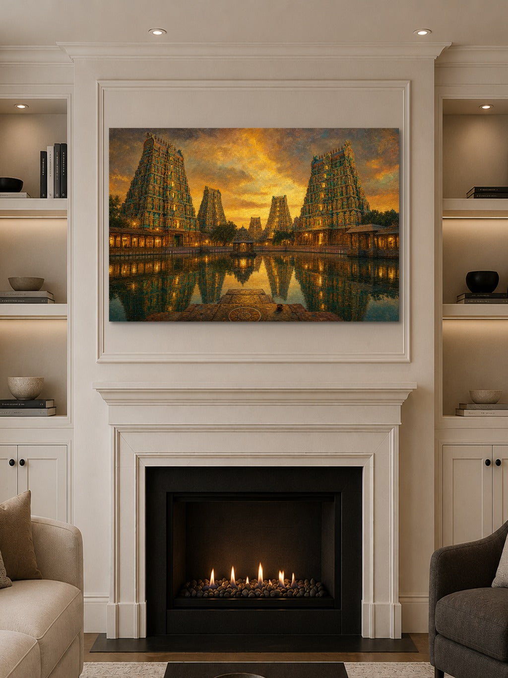 Meenakshi Temple at Dusk — room 10