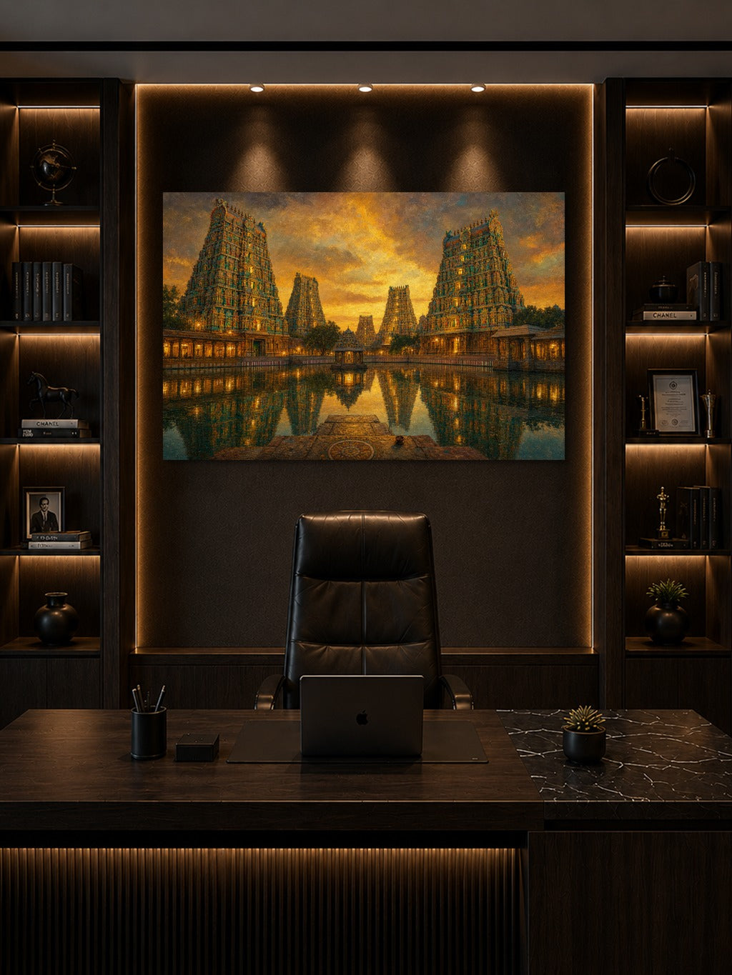 Meenakshi Temple at Dusk — room 8