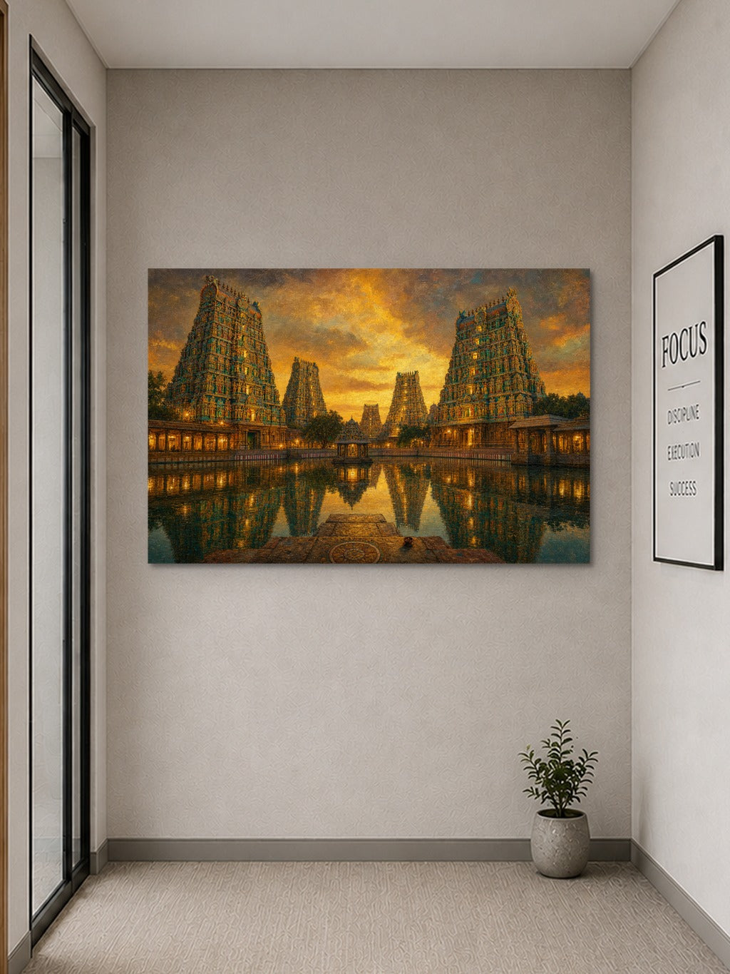 Meenakshi Temple at Dusk — room 9