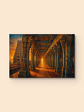 Ramanathaswamy Temple Corridor — canvas