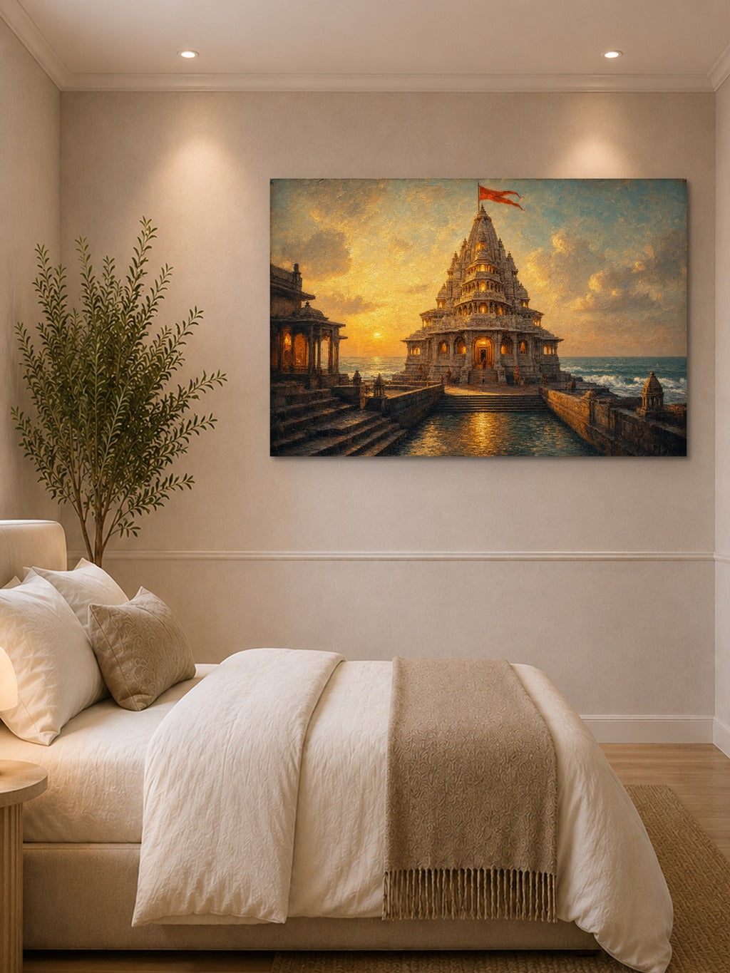 Dwarkadhish at Golden Dusk — room 1