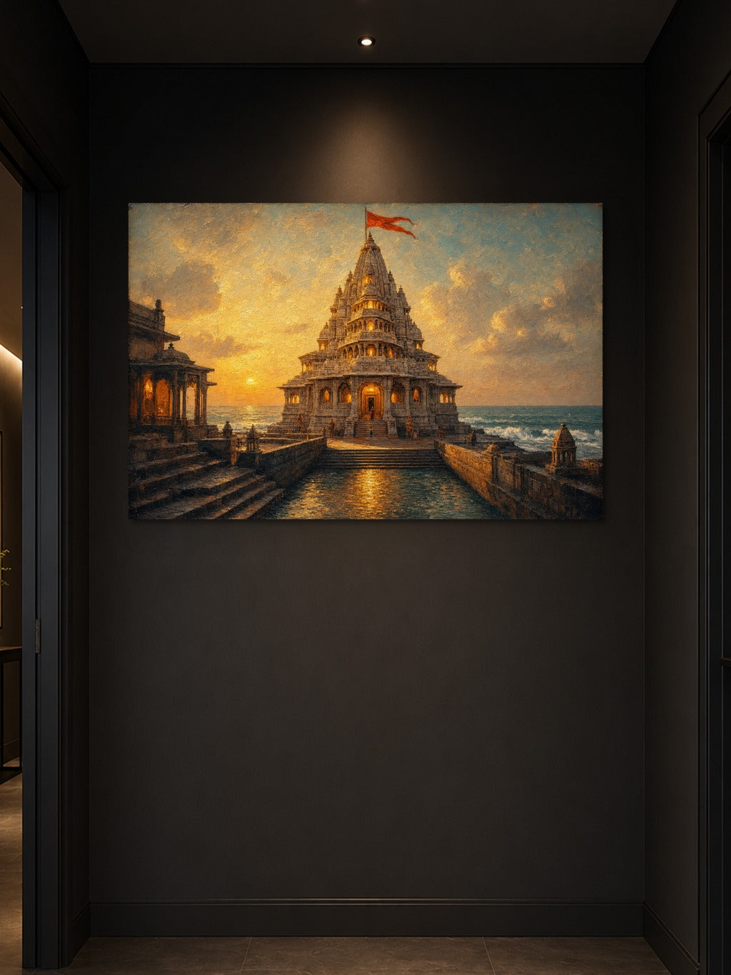 Dwarkadhish at Golden Dusk — room 3