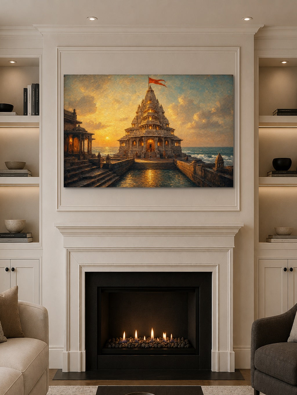 Dwarkadhish at Golden Dusk — room 10