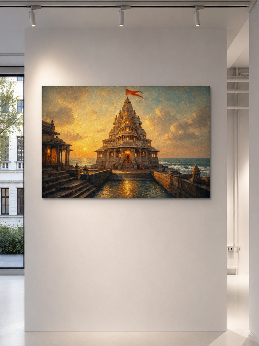 Dwarkadhish at Golden Dusk — room 5