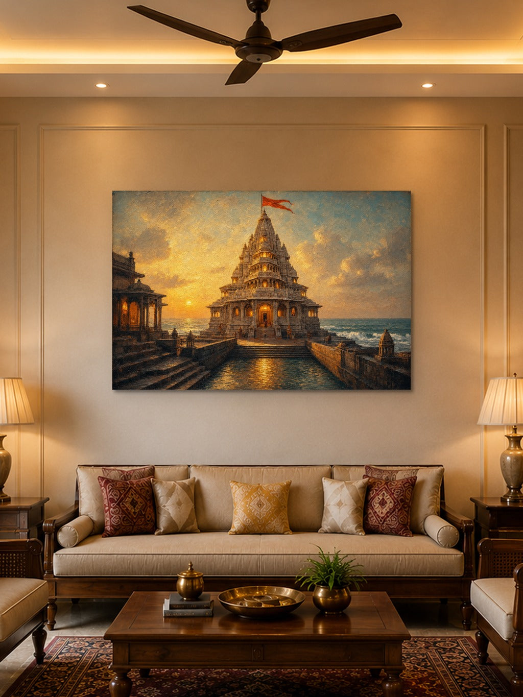 Dwarkadhish at Golden Dusk — room 2