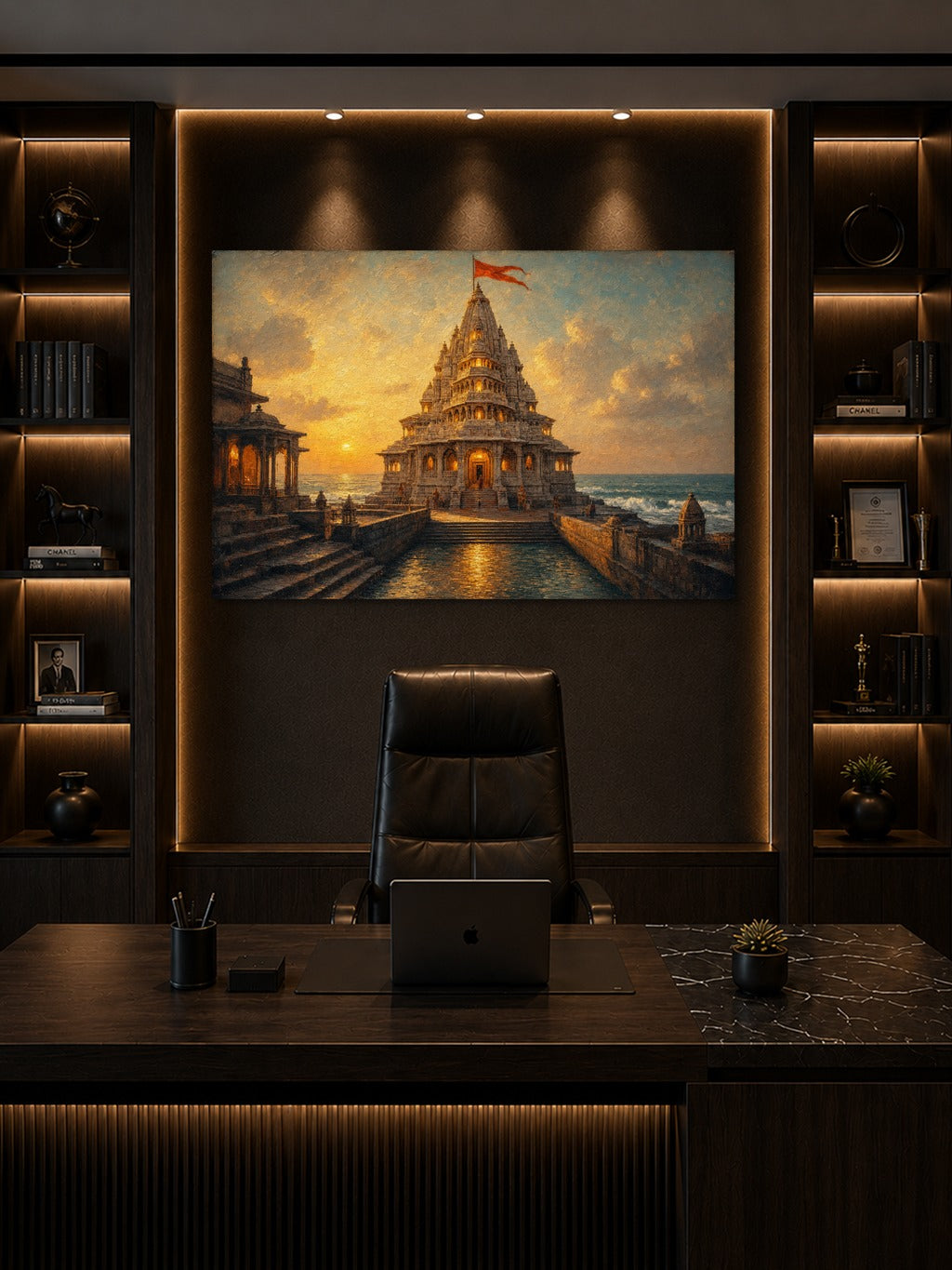 Dwarkadhish at Golden Dusk — room 8
