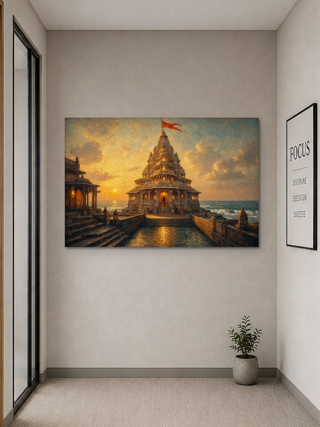 Dwarkadhish at Golden Dusk — room 9