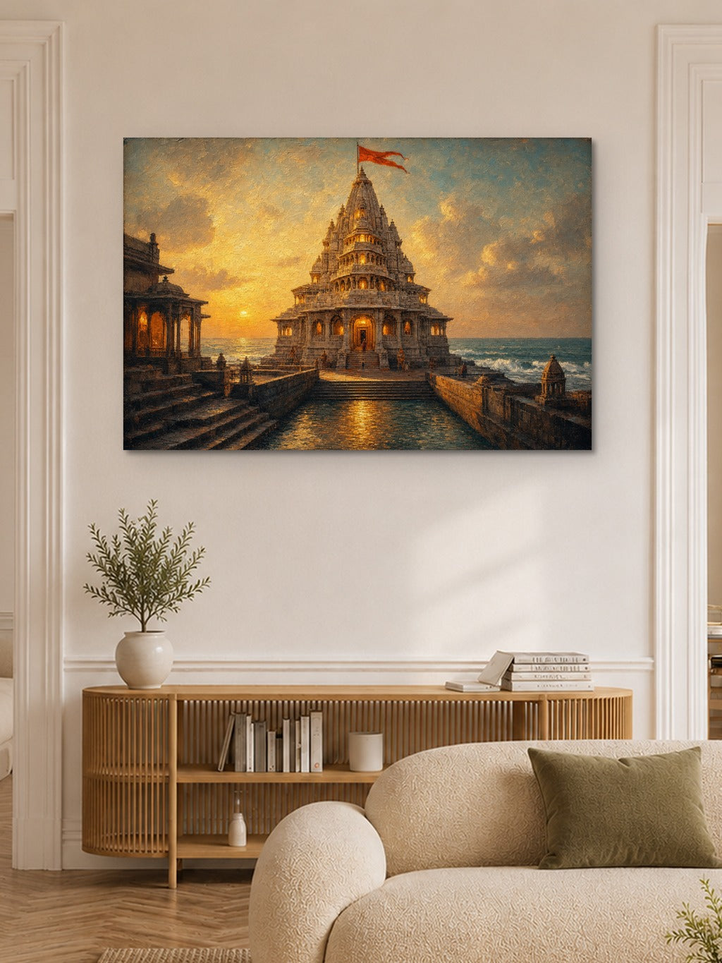 Dwarkadhish at Golden Dusk — room 6