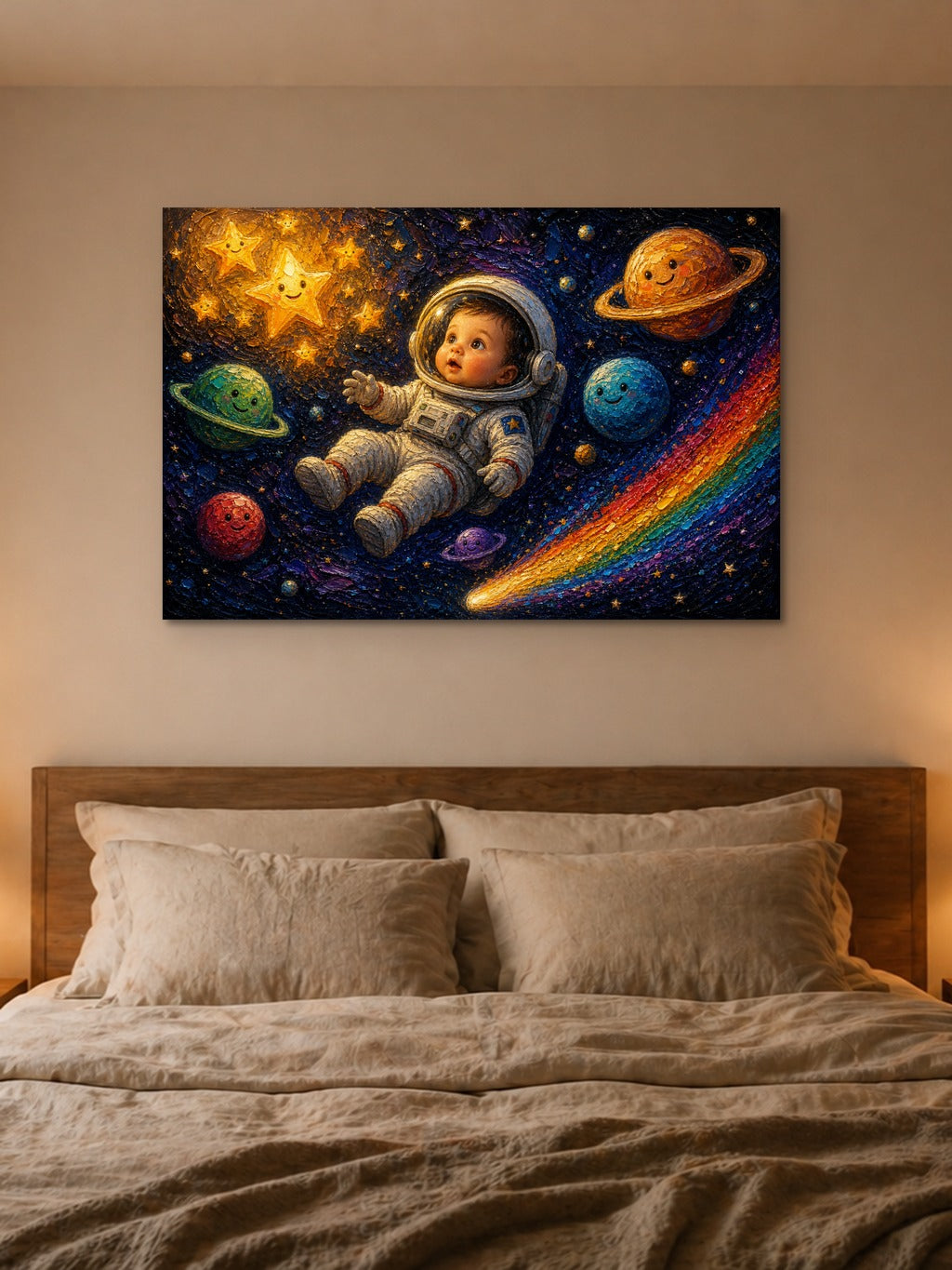 Baby Astronaut Space Print — room 4