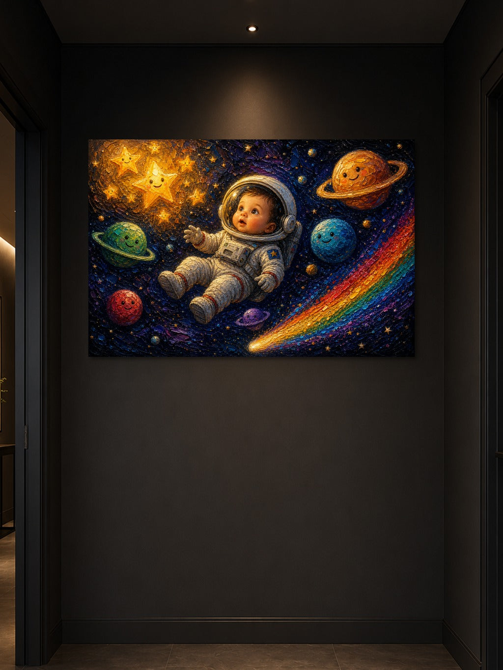 Baby Astronaut Space Print — room 3