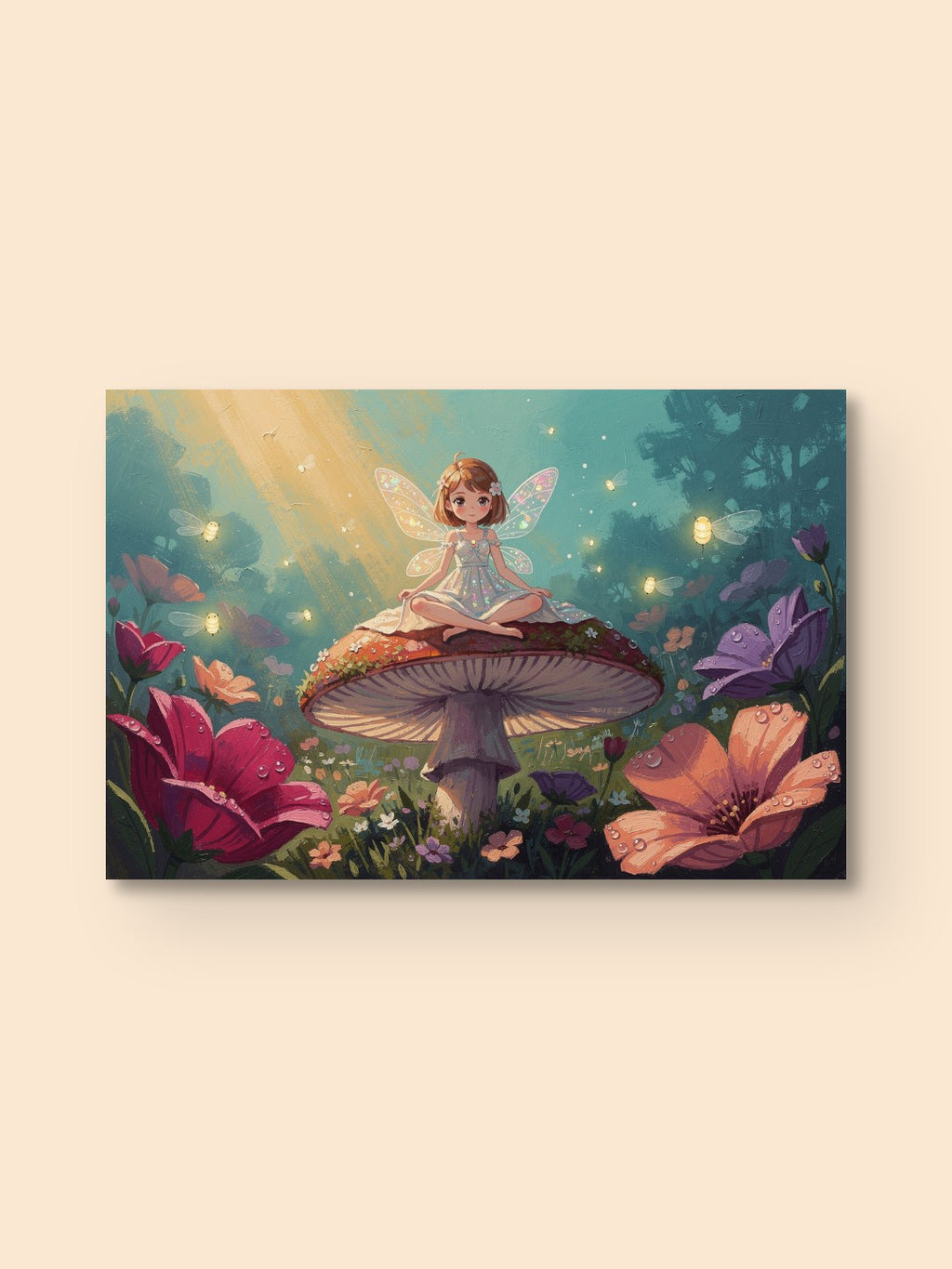Fairy Garden Dream Print — framed