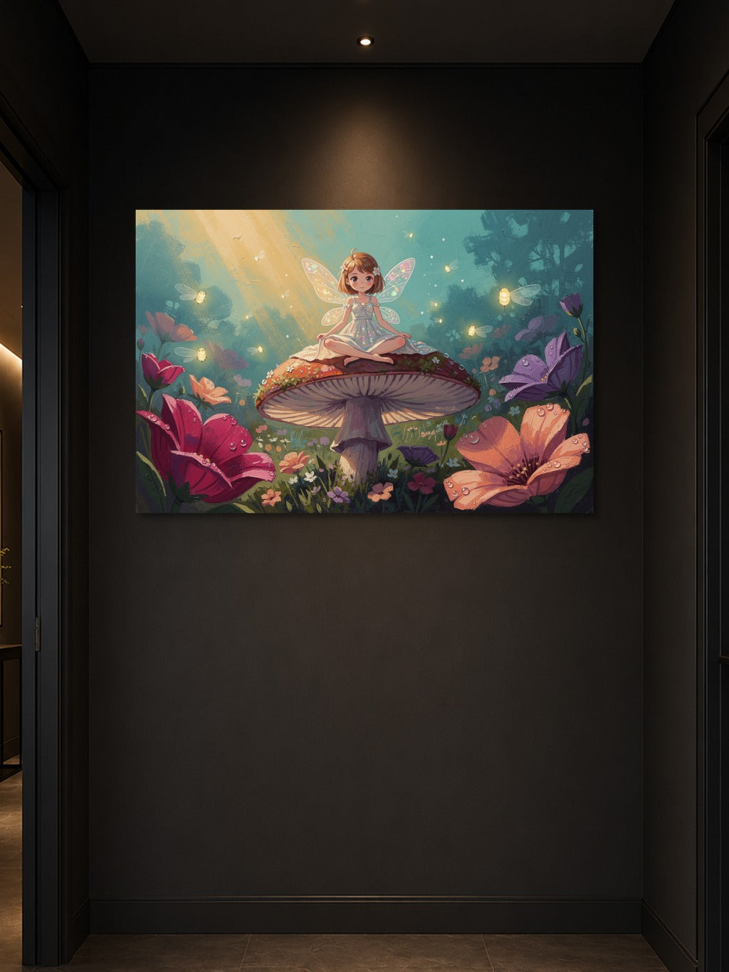 Room mockup — Hallway (landscape)