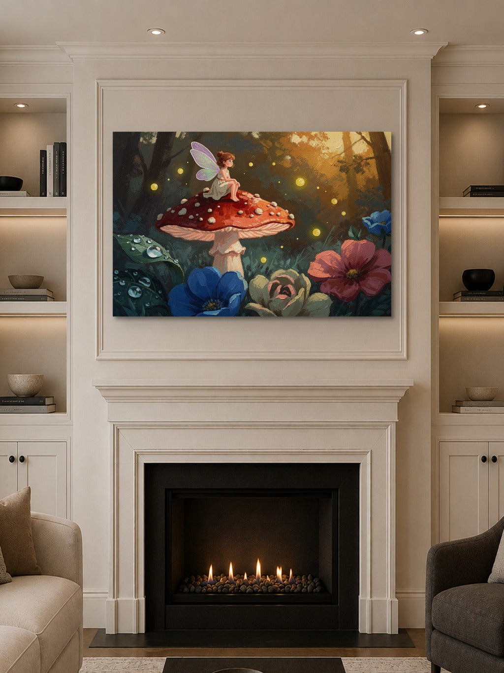 Fairy on Mushroom Garden — room 10