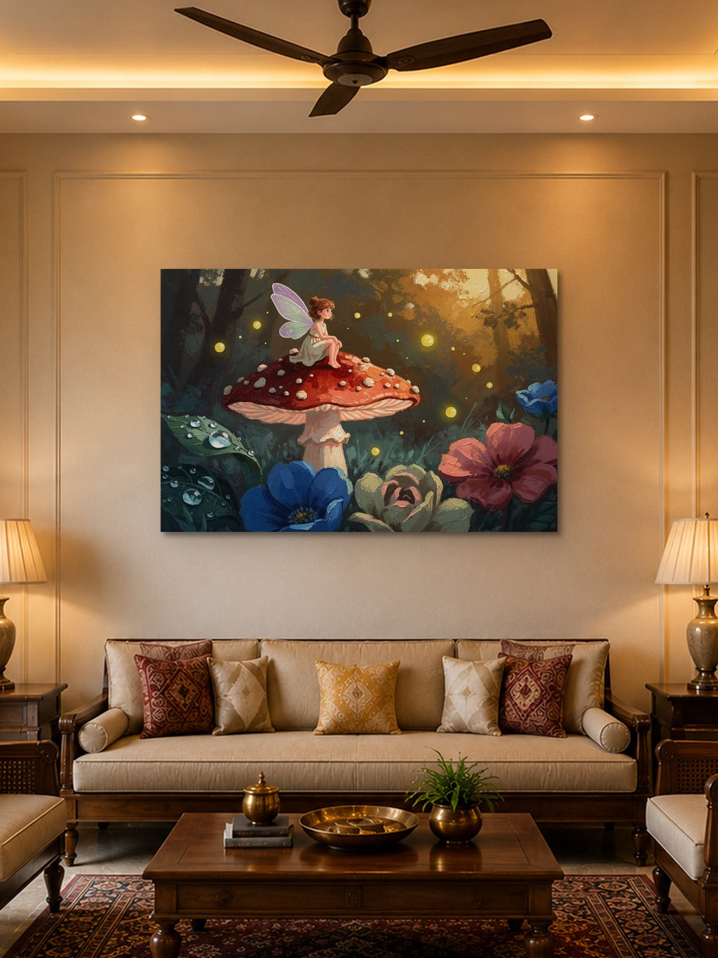 Fairy on Mushroom Garden — room 2